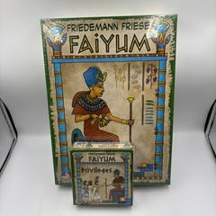 Rio Grande Games Faiyum Board Game & Privileges Expansion New Sealed Bundle