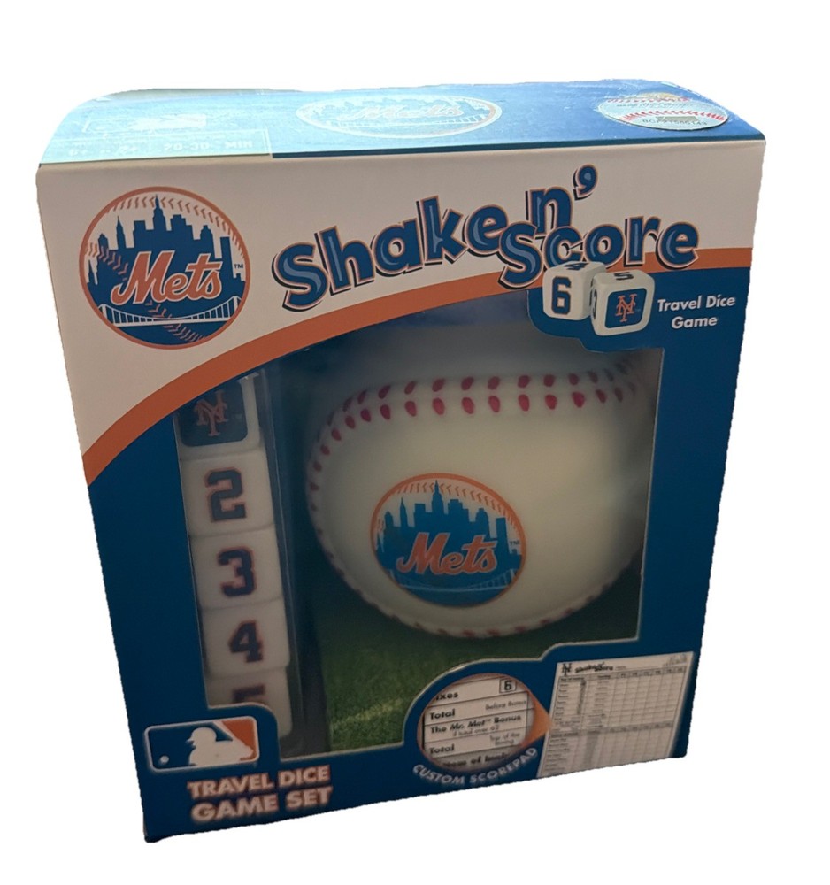 Mets Shake N Score Travel Dice Game