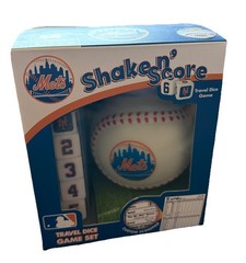 Mets Shake N Score Travel Dice Game
