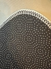 Large Mahjong Mat nonslip Peacock/Floral Design