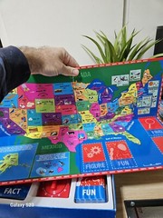 Great States Board Game Trivia Geography 2-6 Player 7+ Years