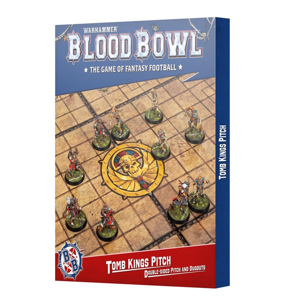 Warhammer Games Workshop Blood Bowl Tomb Kings Double-Sided Pitch And Dugouts
