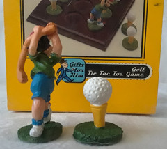 10 PC Tic Tac Toe Golf Game w/ 5.5 in Wood Game Board