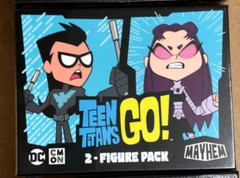 Teen Titans GO! Mayhem (Kickstarter) with Extras Box and 2-Figure Pack