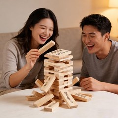 Lust Tower,48Pcs Super Naughty Block Tower Game,Fun Date Night Activities,Val…