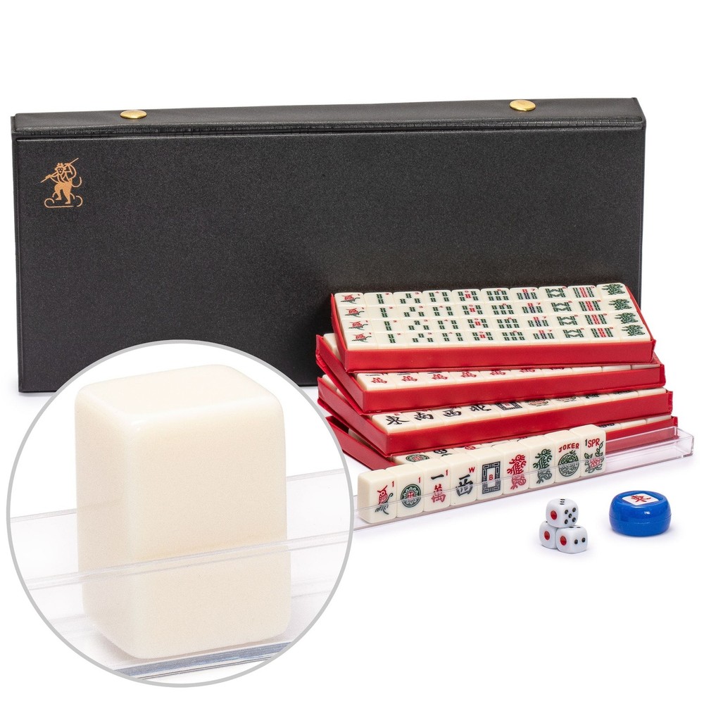 Mini American Mahjong Travel Set with Nylon Case, Racks, Wind Indicator and Dice