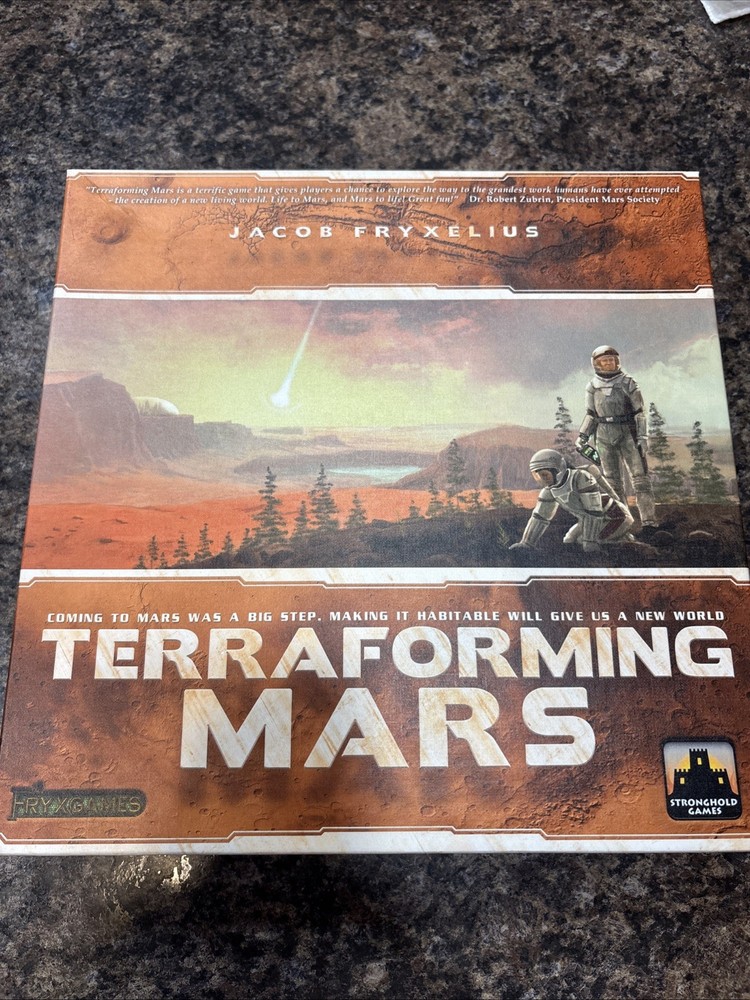 Terraforming Mars Board Game Stronghold Games Complete Strategy Jacob Fryxelius