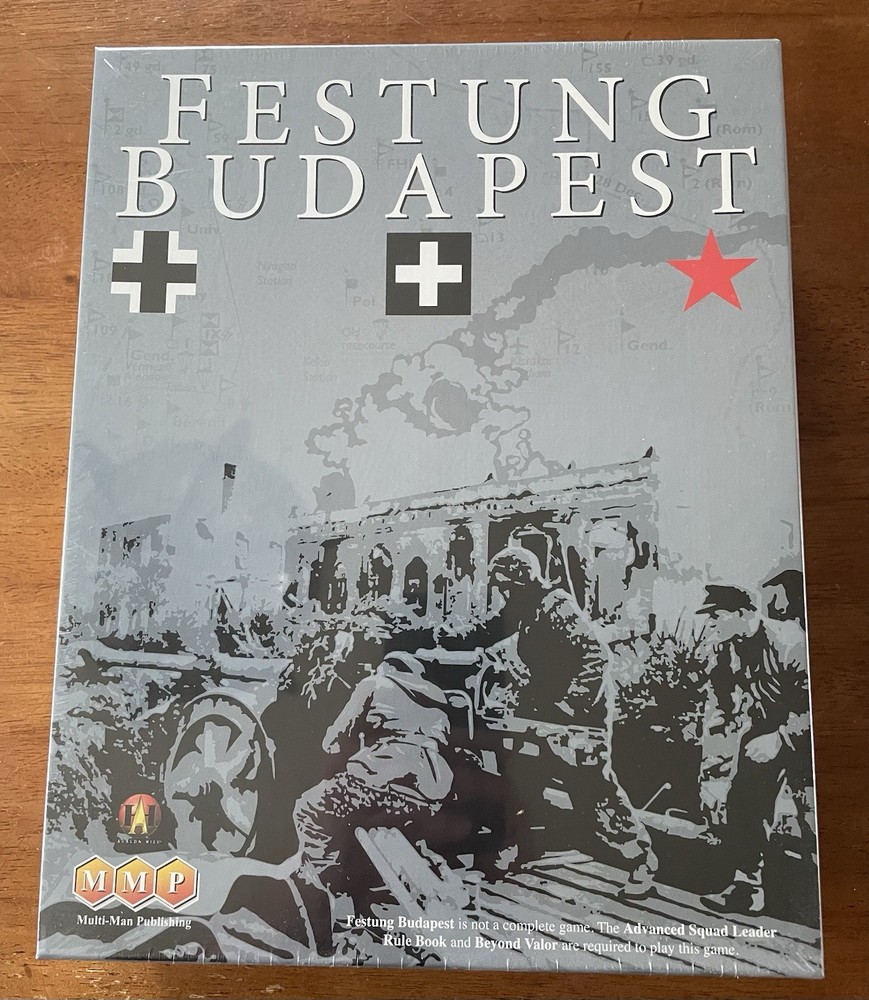 Advanced Squad Leader ASL Festung Budapest Historical Module 8 NEW in shrink
