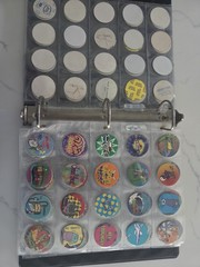 LOT of Vintage 1990’s POGS w/ Binder – 225 Pogs Total!