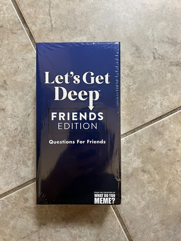 Let’s Get Deep Friends Edition The Party Game Full of Hilarious &Unique Question