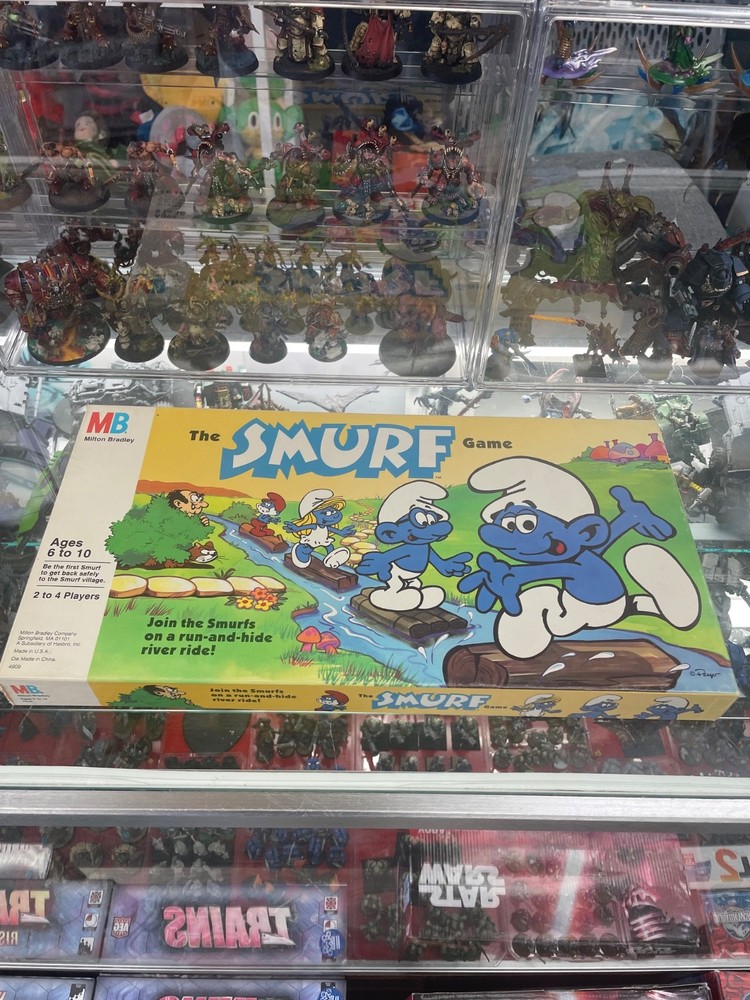 Vtg 1988 Milton Bradley The Smurf Board Game Complete New Factory Sealed Nice