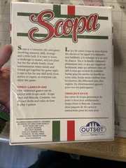 Scopa Game The Traditional Italian Card Game New Sealed 3 Games In One Ages 8+