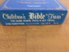 Children’s Bible Trivia Board Game Complete Vintage 1984 2100 Questions 300 Card