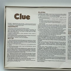 PARKER BROTHERS Clue Board Game Classic Detective Complete Vintage 1986 USA