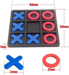 Tic Tac Toe Board Game, Tic Tac Toe Family Game, Classic Board Game, Portable