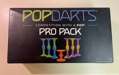 Pop Darts Pro Pack, Indoor Outdoor Tossing, Family Game, Damaged Box, READ