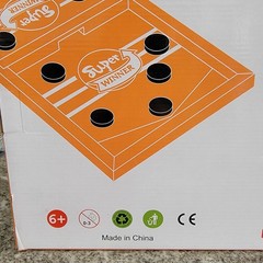 Sling Puck Wooden Fast Sling Hockey Game 2 Player Table Game Open Box New