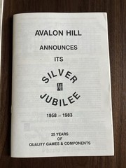 Avalon Hill Air Force WWII Board Game 1976 Complete with Rulebook & Pieces