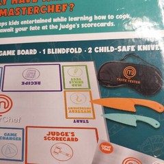 Wilder Toys MASTER CHEF Family Cooking Game Teach Kids To Cook, 22 Recipes