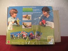 Real Men Deluxe Soccer Competition Set Mattel 1986 Vintage Toy Complete With Box