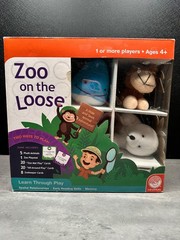 MindWare Zoo on the Loose Color Preschool Board Game 1 or More Players – Ages 4+