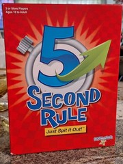 5 Second Rule Game ” Just Spit It Out” Fun Entertainment by Play Monster NEW