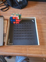 Vintage 1982 Ideal COLOR MATCH Board Game From RUBIKS CUBE COMPLETE