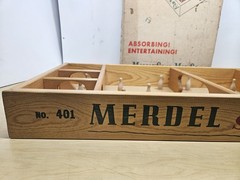 Vtg Mendel Skittles No. 401 Spin Top Bowling Game! Complete, EXCELLENT, w/ Box!