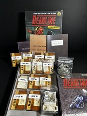 Deadline Board Game by Wizkids – NECA – MURDER MYSTERY! RARE 100% Complete