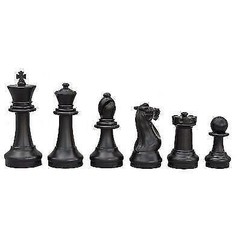 Giant Plastic Chess Set with a 12″ King – Outdoor Chess Set