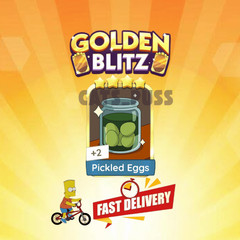 MONOPOLY GOLDEN BLITZ STICKER 4⭐ PICKLED EGGS