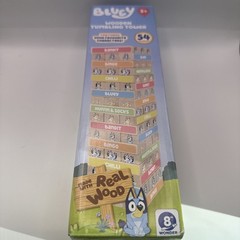 Bluey Wooden Tumbling Tower Rare Kids Jenga Game