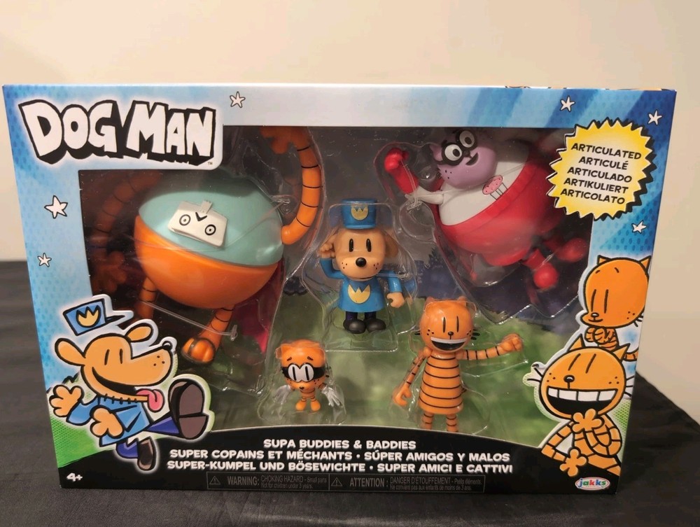 Dog Man 2.5 Scale Action Figures Multipack Wave 4 Jakks Inch Supa Buddies Part