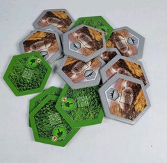 15 Pc Terraforming Mars GREENERY CITY TILES Lot Stronghold Games