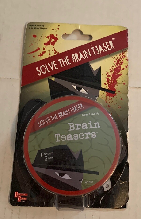 Solve The Brain Teasers Game Sealed