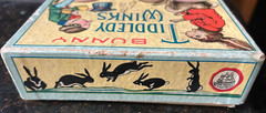 Vintage Bunny Tiddledy Winks Parker Brothers Game