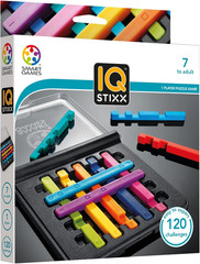 IQ Stixx Stacking Travel Game with 120 Challenges for Ages 7 – Adult