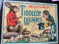 Vintage Bunny Tiddledy Winks Parker Brothers Game
