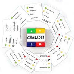 Mini 50 Card Charades Game Family Party Travel Camping Holiday Board Game