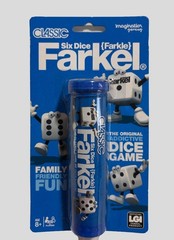 Farkel Classic Six Dice Game Travel Tube Imagination Gaming Family Party Game