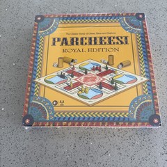 Parcheesi Royal Edition Board Dice Game – Family Game Night Kids 8+ & Adults