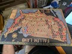 FALLEN LAND A Post-Apocalyptic Board Game 100% COMPLETE 2016