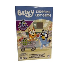 Bluey Shopping List Game Race to Collect Groceries Memory Game Ages 3+