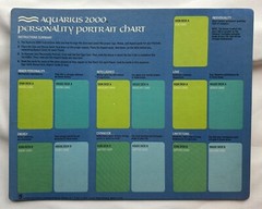 1973 Aquarius II Home Computer Astrology Kit by Riess Games Complete Great Cond