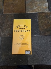 Better Than Yesterday 365 Daily Challenges Life Fullfilling Game Meme NEW Sealed