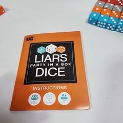 Liar’s Dice Dice Game – Party In A Box – Complete Set