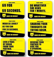Couple Drinking Game for Date Night to Your Freak, Fun Couple Game for Roman…