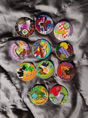 Vintage 90s Lot of Pogs United STATES