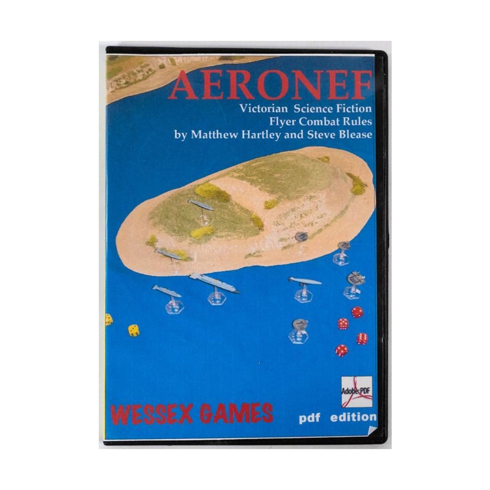 Wessex War Game Aeronef – Victorian Science Fiction Flyer Combat Rules CD NM