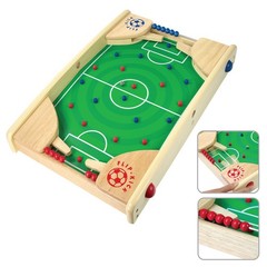 Flipkick: Wooden Tabletop Football/Soccer Pinball Games, Indoor Portable Sport T